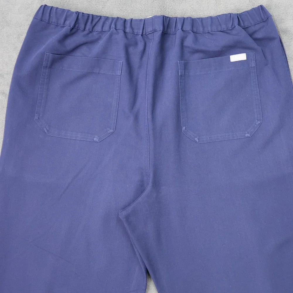 FIGS Scrub Pants Mens XL Navy Blue Excellent Straight Leg Drawstring FM4500